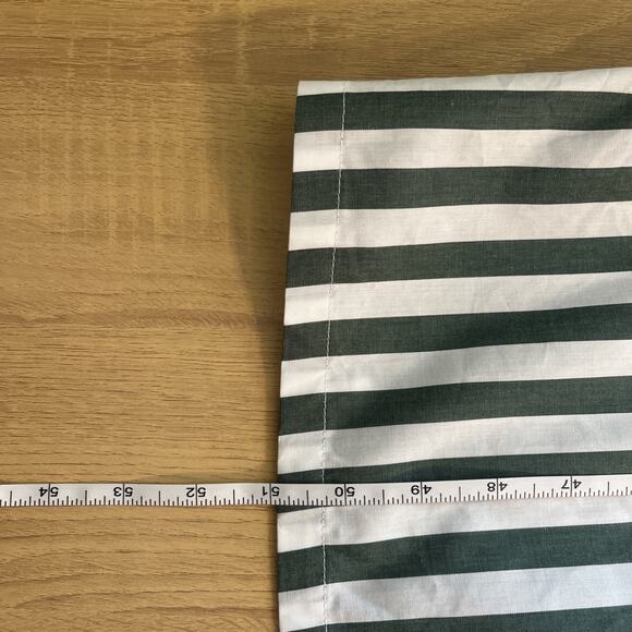 NWT J.Crew Factory Striped Tiered Knit Mixy Midi Dress Size Medium Green White - Picture 6 of 8